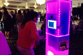 A video booth rental available from Hartistic Photobooth.